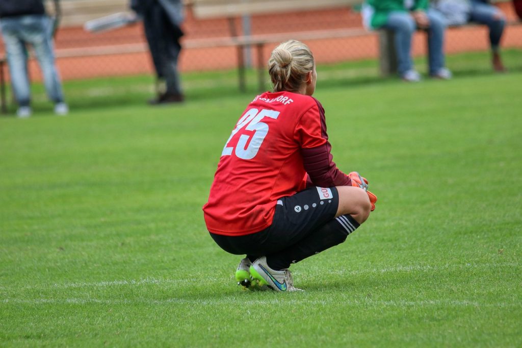 Female goalkeeper